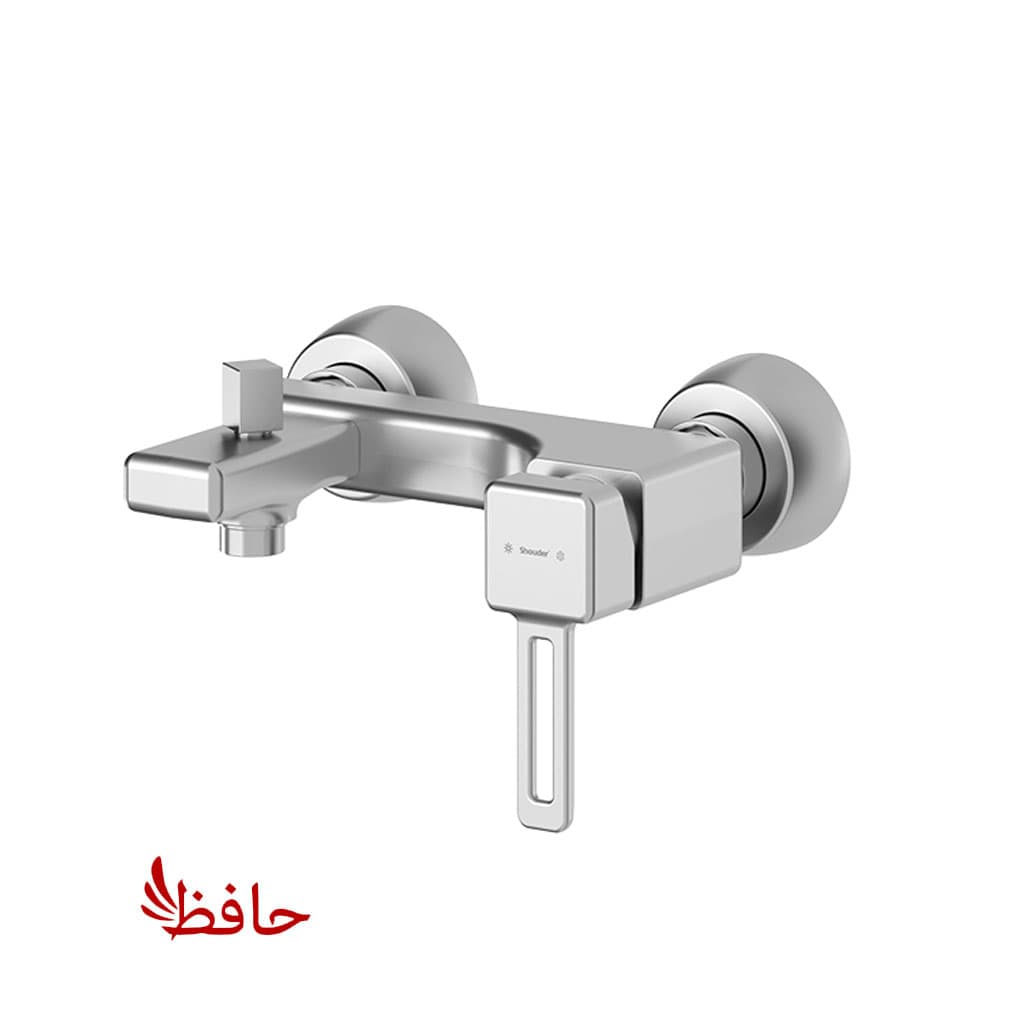 شیر حمام شودر مدل میشل کروم مات