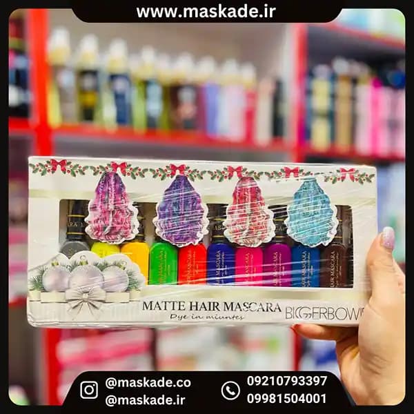 پک ریمل مو رنگی 12 عددی — تصویر ۲