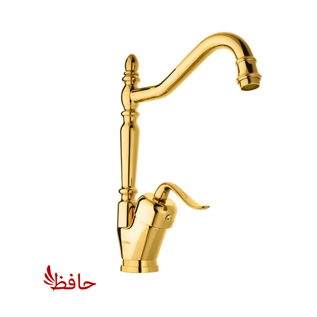 شیر ظرفشویی راهدانه صنعت مدل قاصدک طلایی
