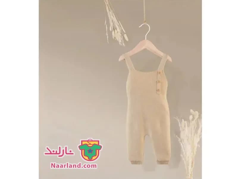 سرهم نخی بافت نوزادی لوپیلو آلمان ( Lupilu ) خاکستری کرم رنگ — تصویر ۴