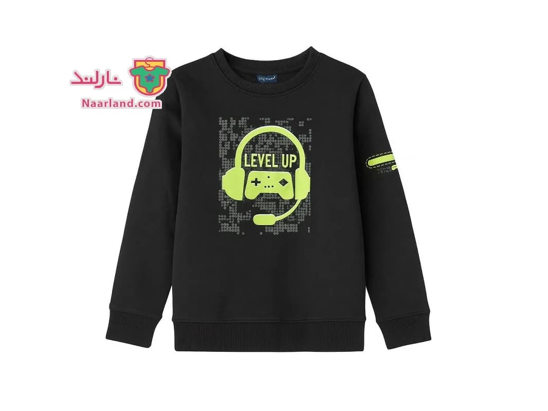 بلوز دورس پسرانه Peppers آلمان مشکی طرح Gamer