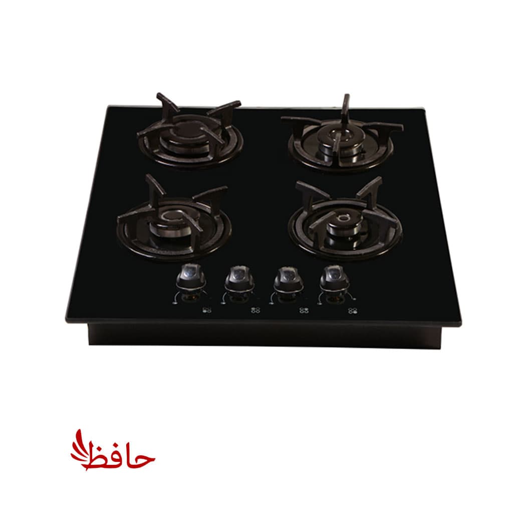 اجاق گاز صفحه ای شیشه ای چهار شعله جنرال مدل اران (ترموکوبل دار)