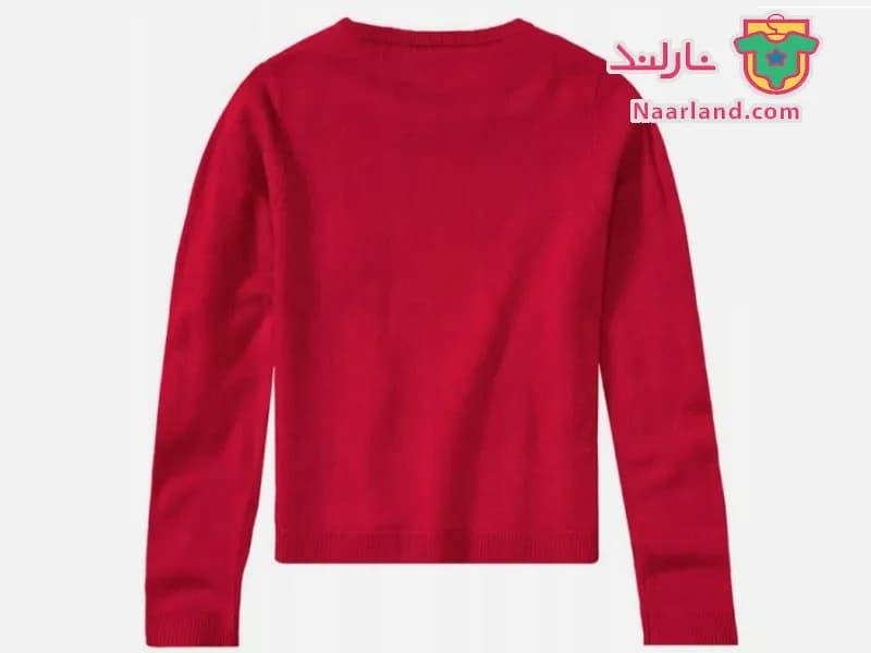 ژاکت بافت Pepperts آلمان سری کریسمس قرمز طرح سگ — تصویر ۳