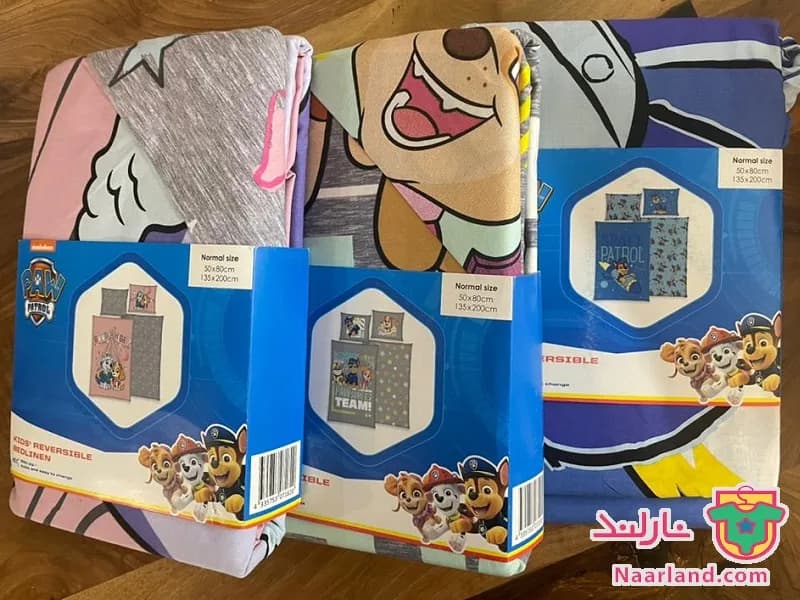 ست 2 تکه رو تختی نوجوان طرح Paw Patrol سایز 135 در 200 — تصویر ۳