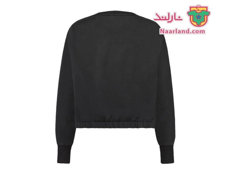 بلوز کراپ دورس داخل کرکی Pepperts آلمان مشکی ساده — تصویر ۴