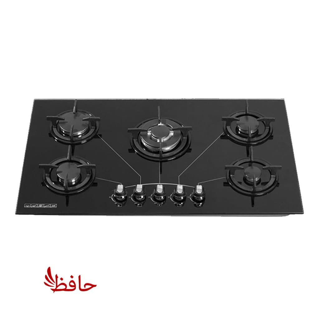 اجاق گاز صفحه ای شیشه ای پنج شعله دنپاسر مدل BT1