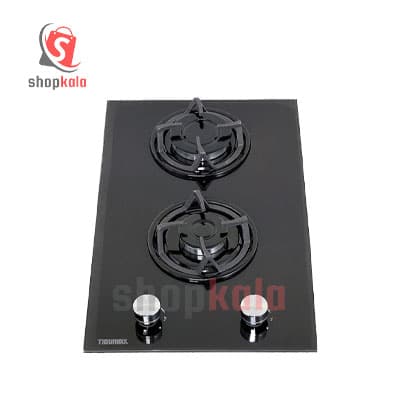اجاق گاز صفحه ای شیشه ای دو شعله مدل A130 — تصویر ۳