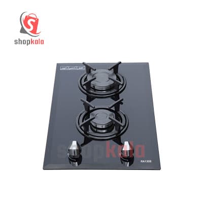 اجاق گاز صفحه ای شیشه ای دو شعله مدل A130 — تصویر ۴