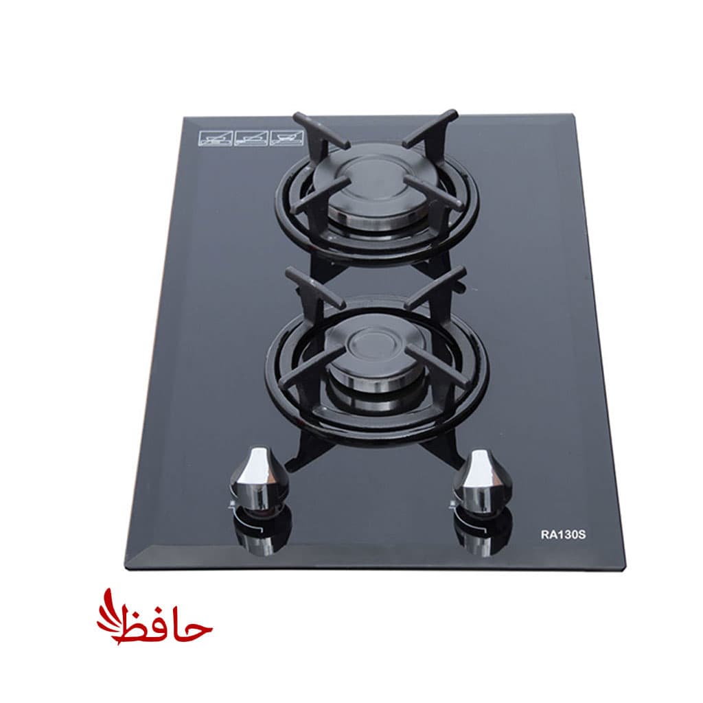 اجاق گاز صفحه ای شیشه ای دو شعله ارج خزر
