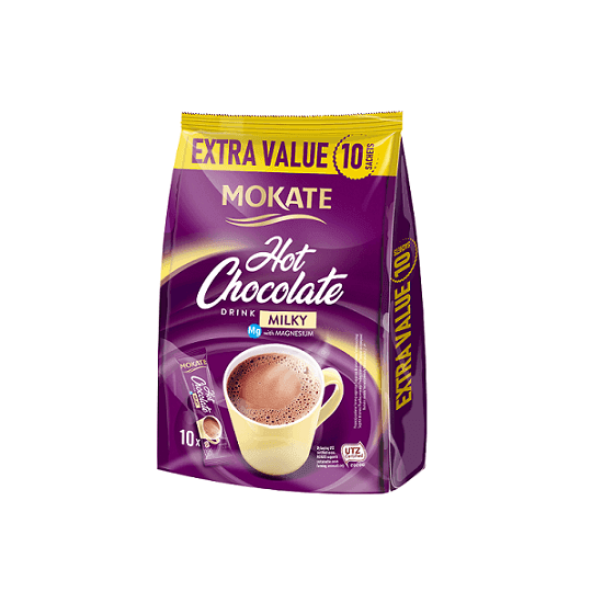 هات چاکلت شیری موکاته Mokate بسته 10 عددی