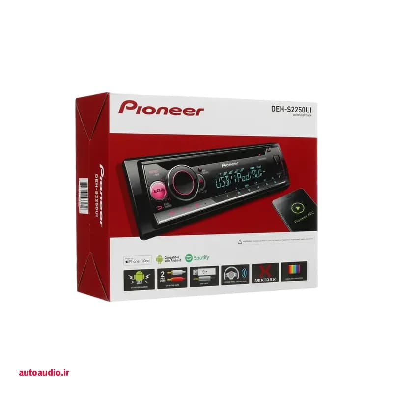 پخش کننده پایونیر مدل pioneer DEH-S2250UI — تصویر ۵