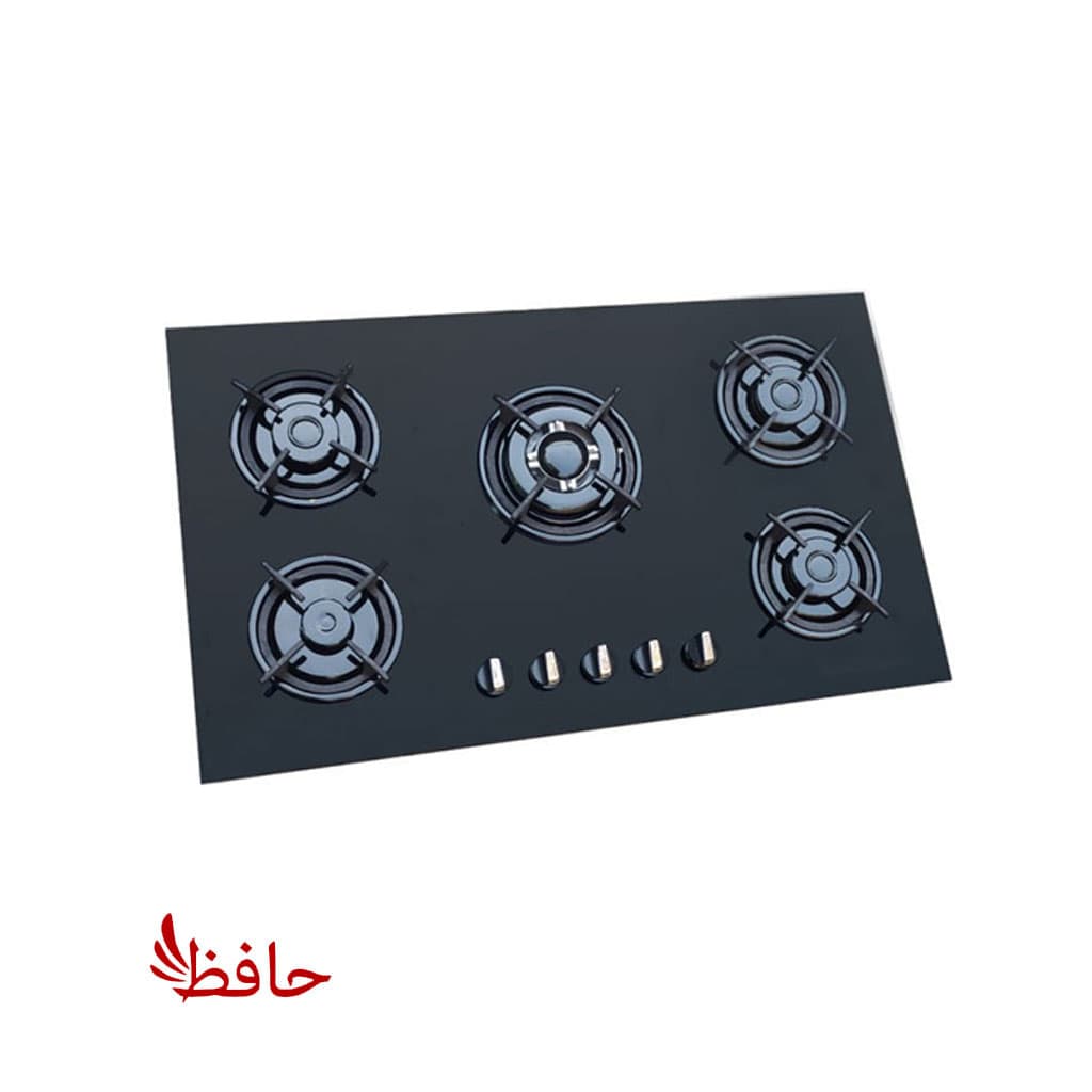 اجاق گاز صفحه ای شیشه پنج شعله مدل G501 — تصویر ۲
