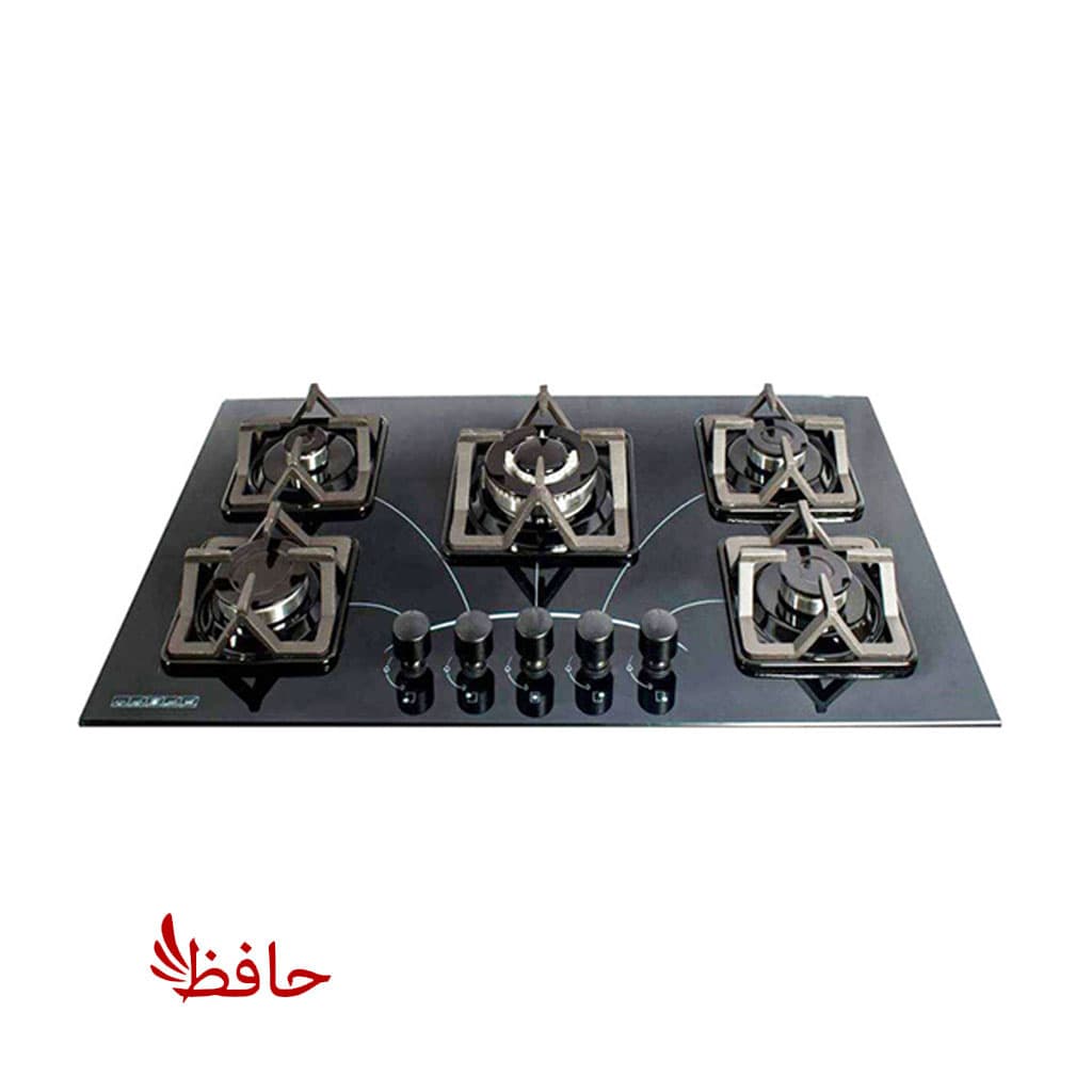 اجاق گاز صفحه ای شیشه پنج شعله مدل G502