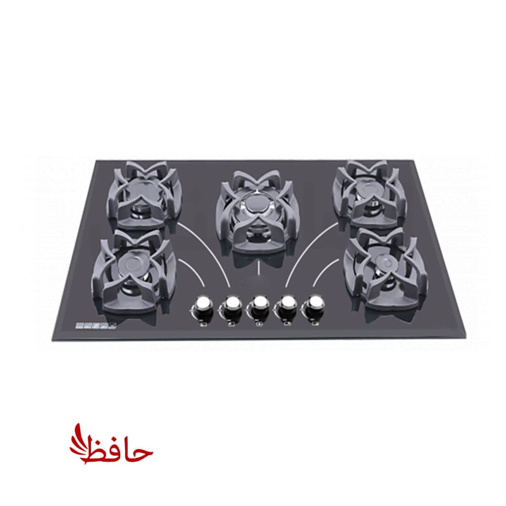 اجاق گاز صفحه ای شیشه پنج شعله مدل G507