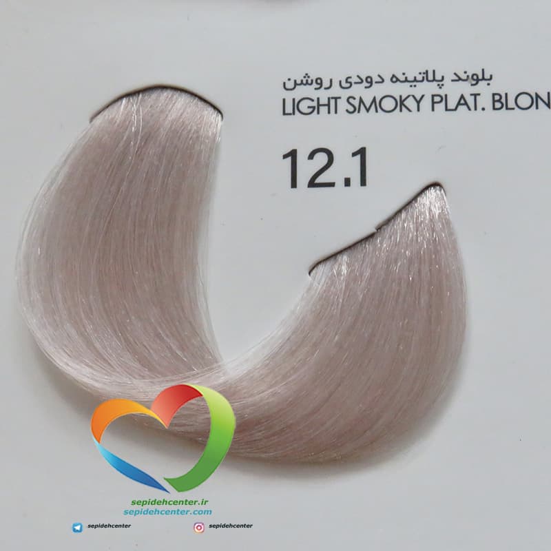 رنگ موی بدون آمونیاک پیکشن شماره 12.1 بلوند پلاتینه دودی روشن Piction COLOR Light Smoky Plat.Blonde
