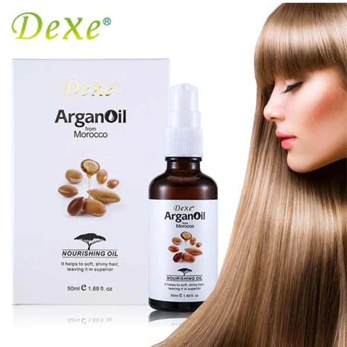 روغن آرگان دکس Dexe Argan Oil حجم 50 میل — تصویر ۴