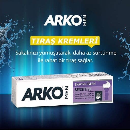 خمیر اصلاح پوست حساس آرکو Arko Sensitive حجم 86 میل — تصویر ۳