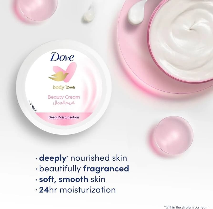 کرم آرایشی مراقبت از بدن داو Dove Beauty Cream حجم 125 میل — تصویر ۲