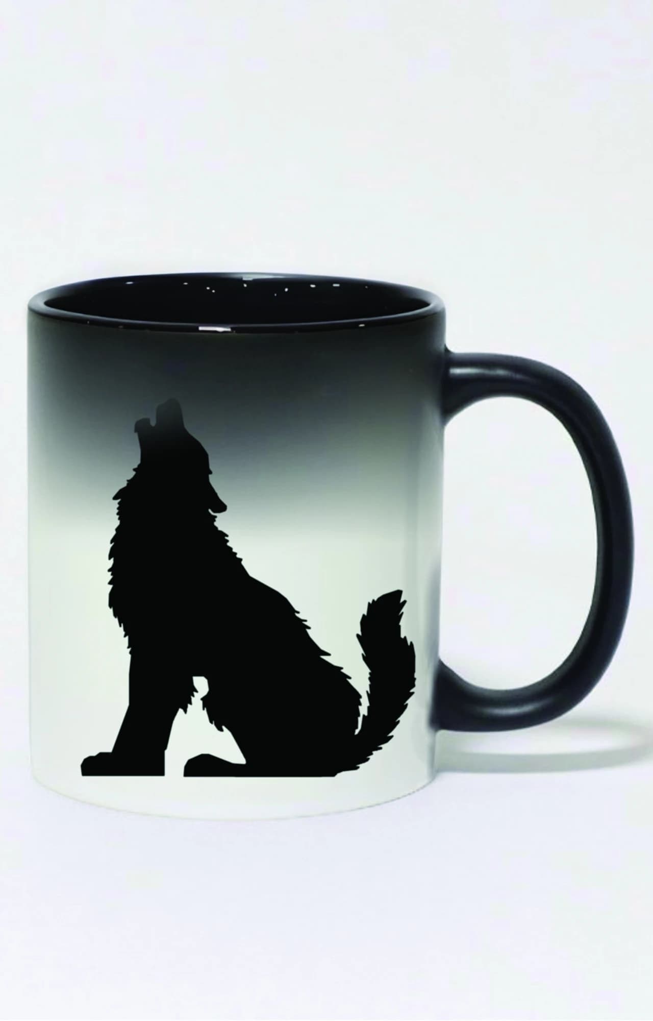ماگ حرارتی دسته و داخل رنگی طرح سگ dog کد 3143 — تصویر ۲