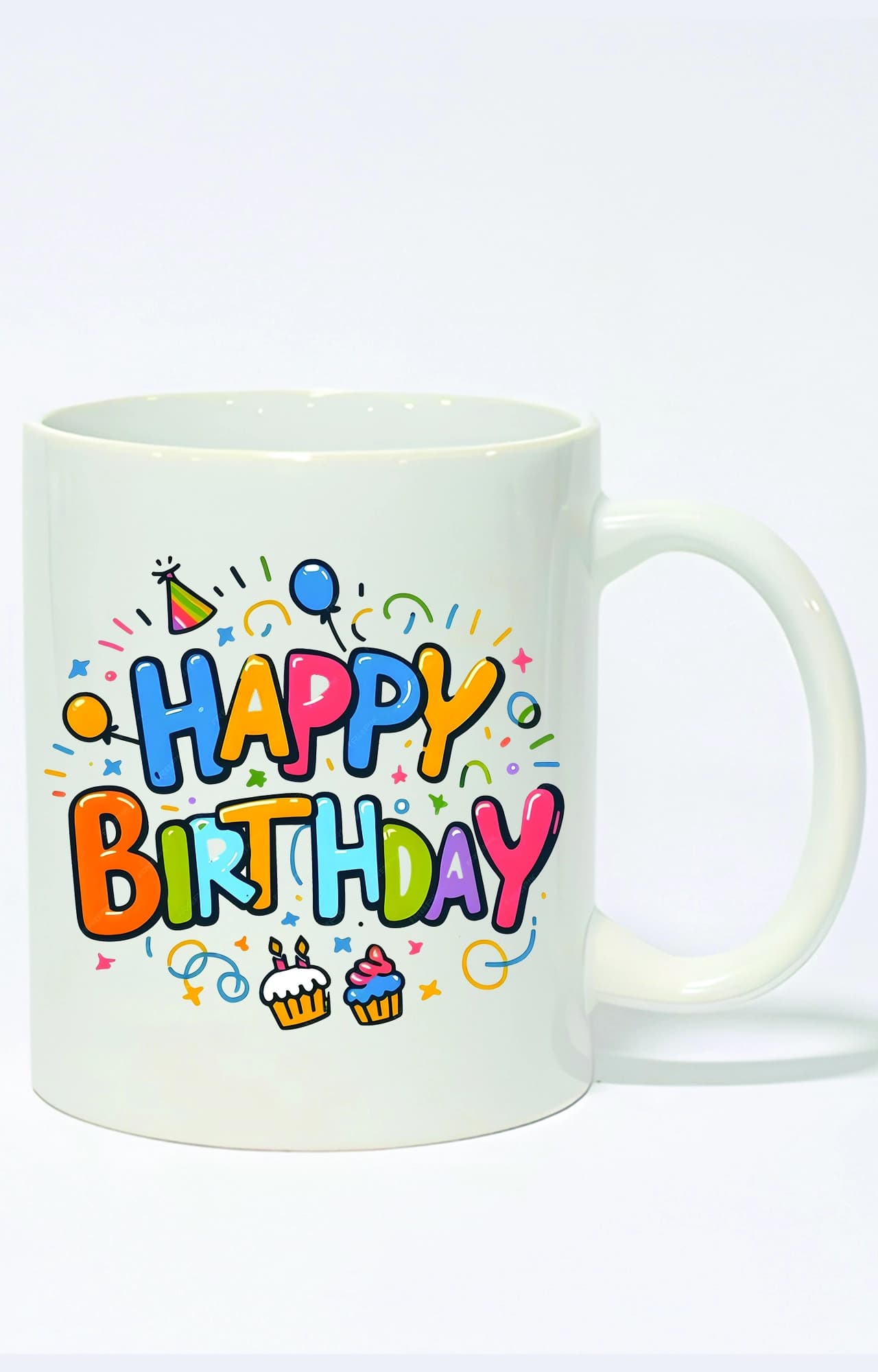 ماگ طرح تولد happy birthday کد 4817