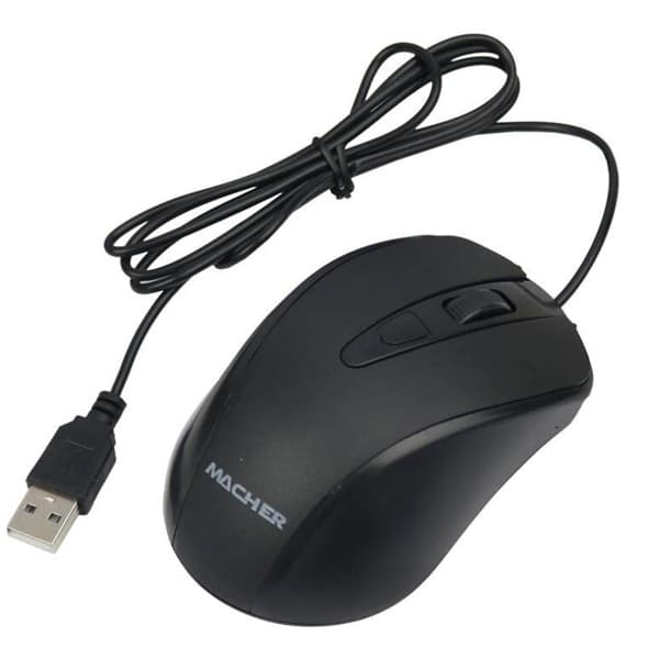 کیبورد و ماوس سیم دار MACHER مچر مدل MR-355 — تصویر ۳