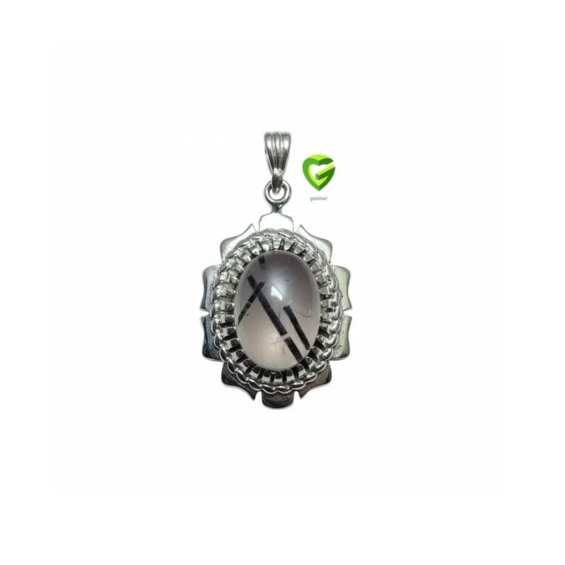 آویز نقره درمویی کد1642 — تصویر ۲
