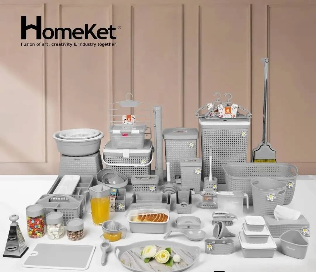 سرویس آشپزخانه هوم کت HOMEKET 83 پارچه فلورا کد 3440 — تصویر ۲