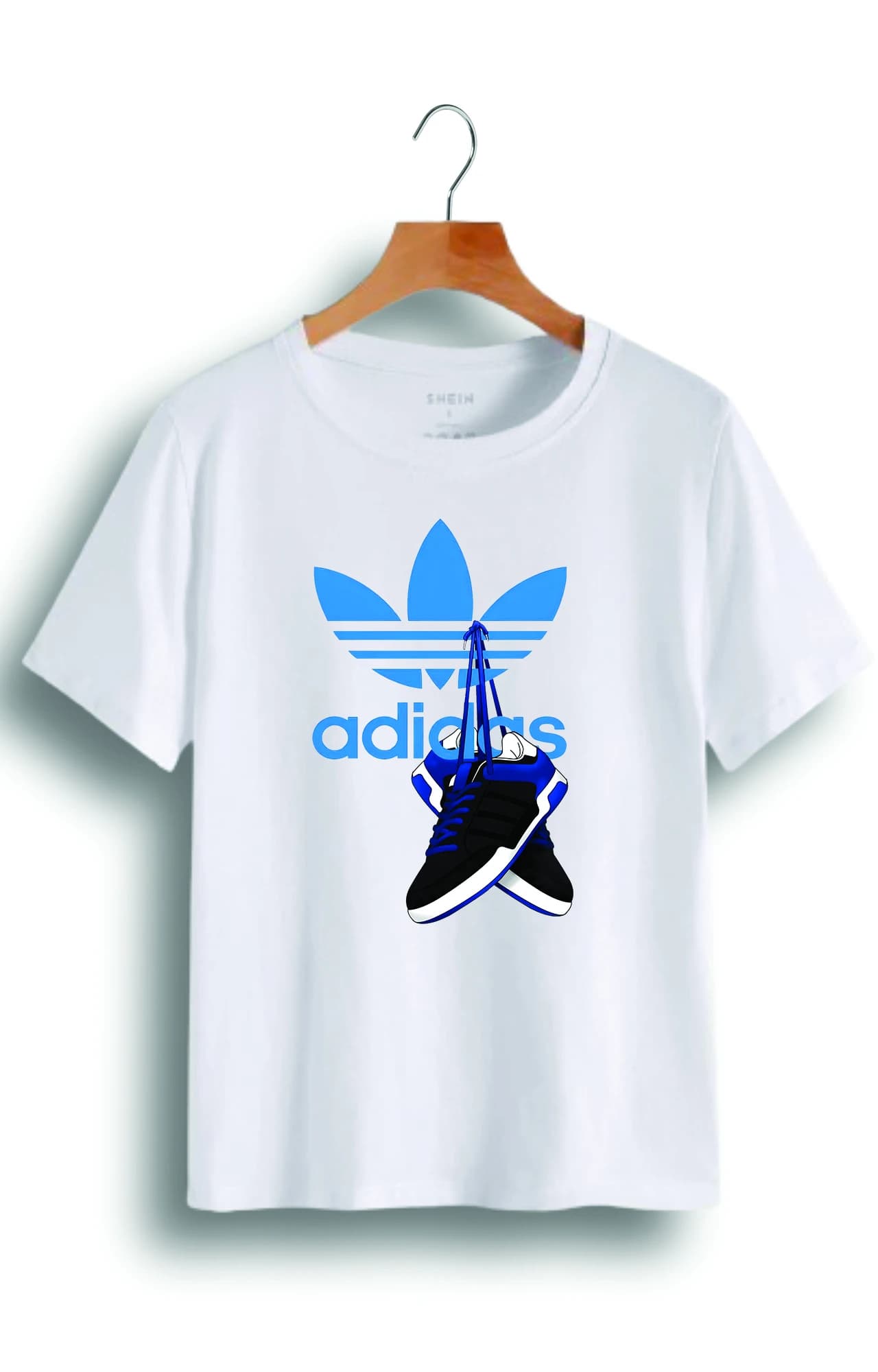 تیشرت نخ پنبه طرح کتونی آدیداس adidas کد 3070