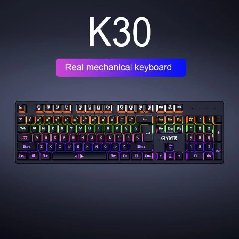 کیبورد سیم دار گیمینگ FUN مدل K- 30 — تصویر ۴