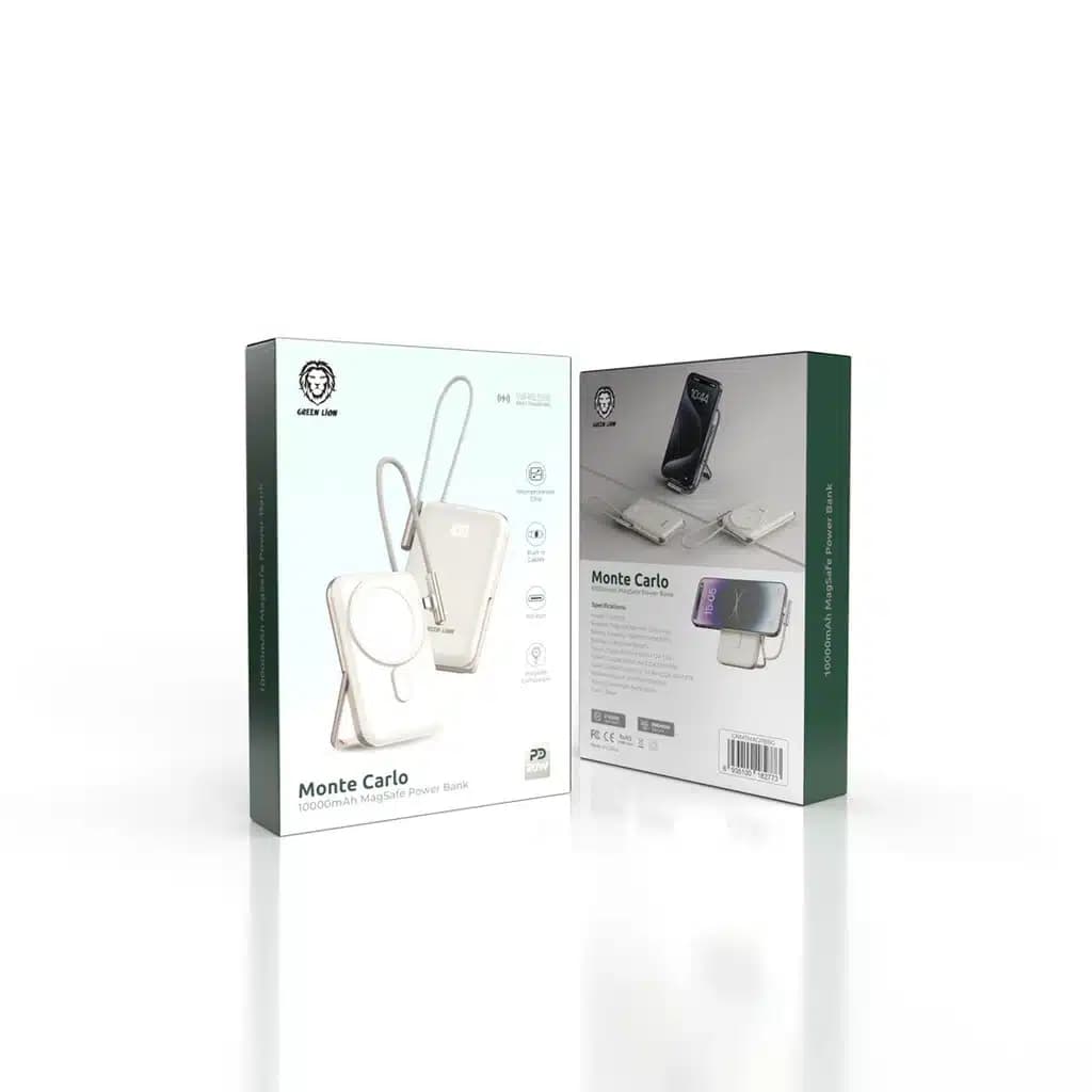 پاور بانک گرین لاین مدل Green Lion Monte Carlo Magsafe 10000mAh PD 20W — تصویر ۷