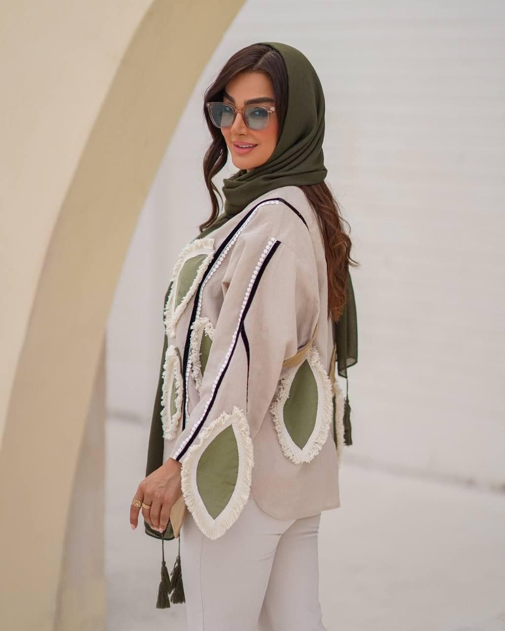 کت مزونی برگ — تصویر ۸
