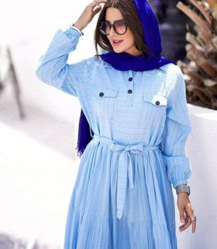 پیرهن بلند مدل مهلا