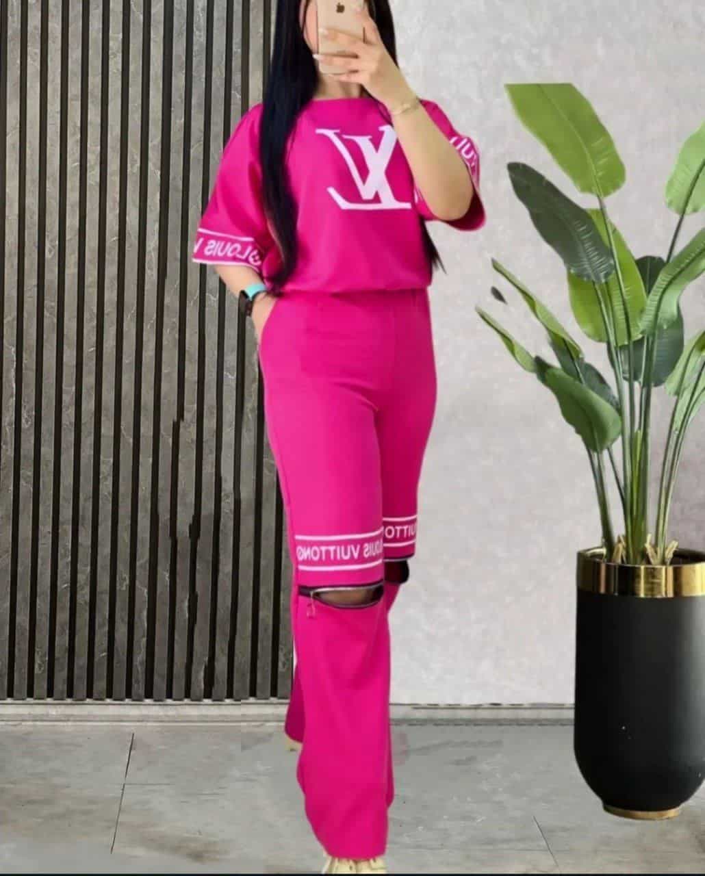 ست کراپ شلوار lv — تصویر ۳