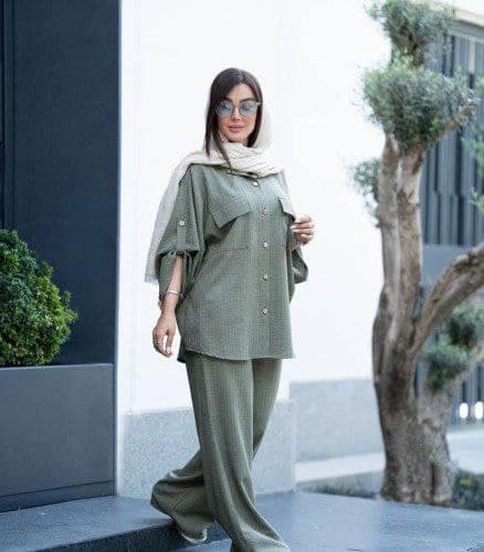 شومیز شلوار پرفروش مدل گلنوش