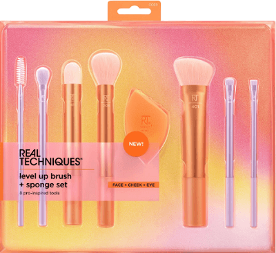 رئال ست براش ریل تکنیک 8 تکه LEVEL UP BRUSH کد(0089)