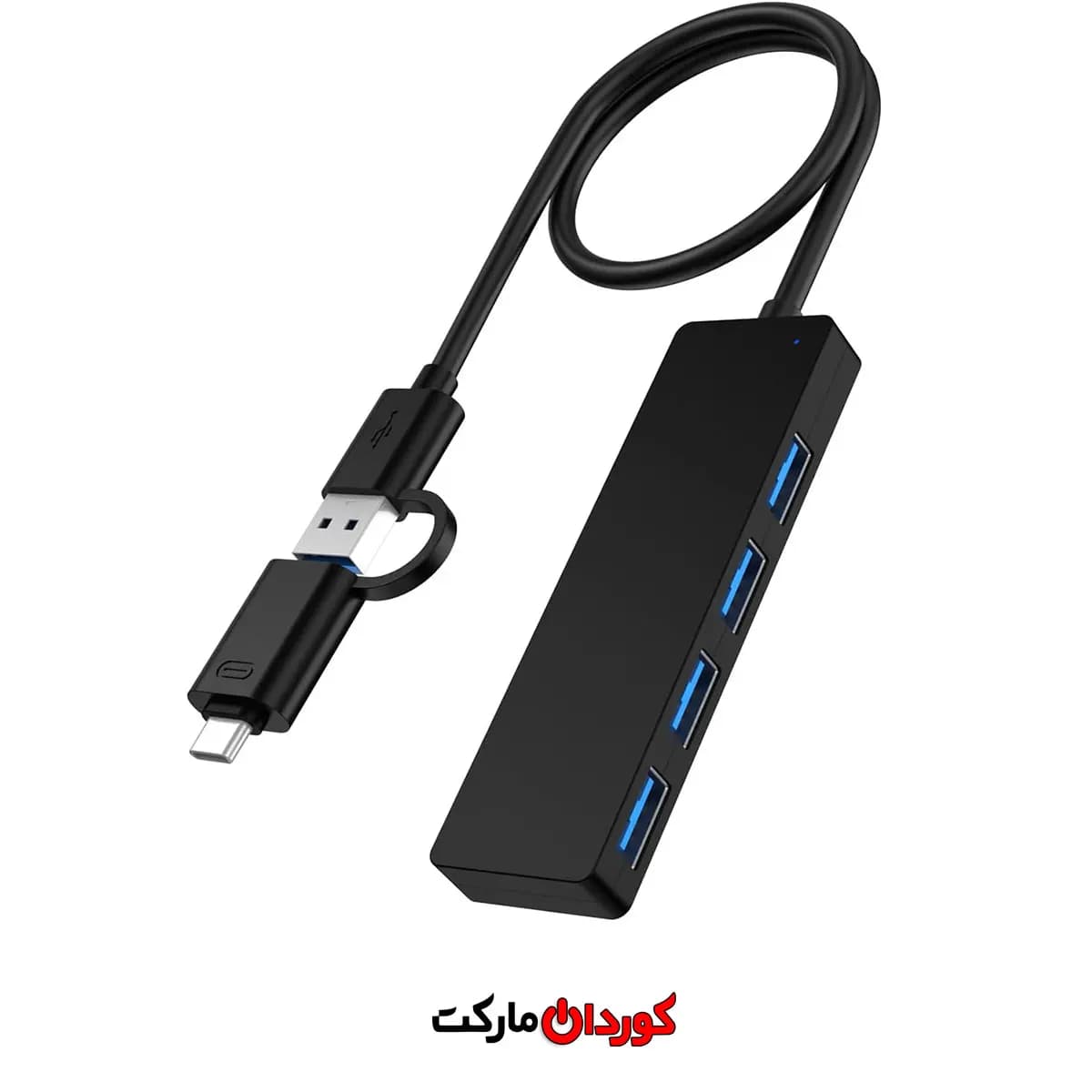 هاب 4 پورت USB 3.0 مدل HB048 کد (29998)