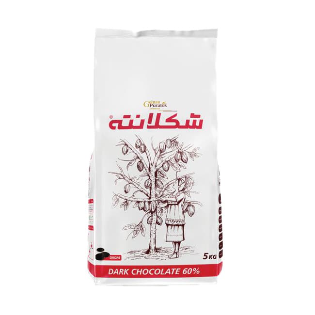 شکلانته 60% شکلات 1 کیلویی تلخ گلنان پوراتوس