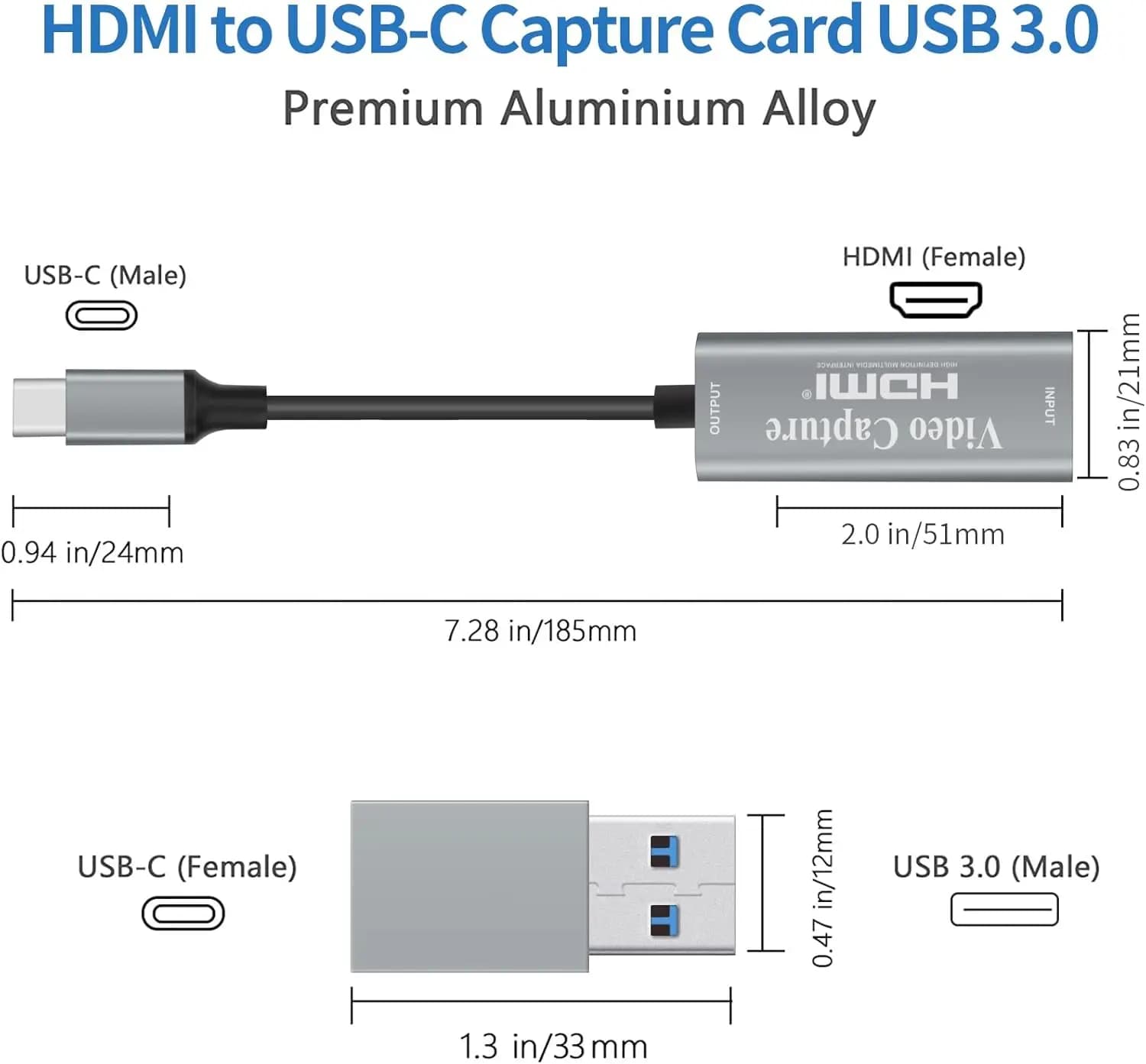 کارت کپچر اکسترنال 4K HDMI Video Capture Card کد 28841 — تصویر ۶