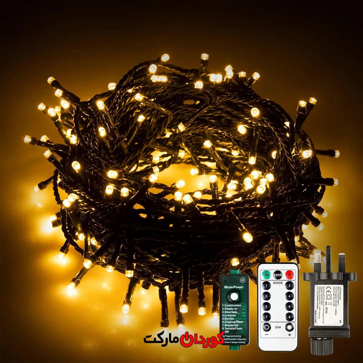 ریسه 10 متری 100 لامپ LED برند Starker کد 26165 — تصویر ۲