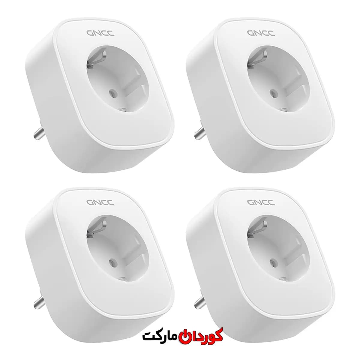 پک 4 عددی پریز هوشمند GNCC مدل SP11