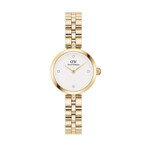 ساعت زنانه DW | مدل ELAN DW-5496-L طلایی با صفحه سفید