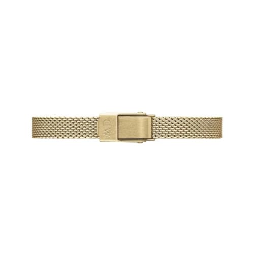 ساعت دنیل ولینگتون زنانه مدل DW-4920-L بند حصیری طلایی صفحه نباتی — تصویر ۴