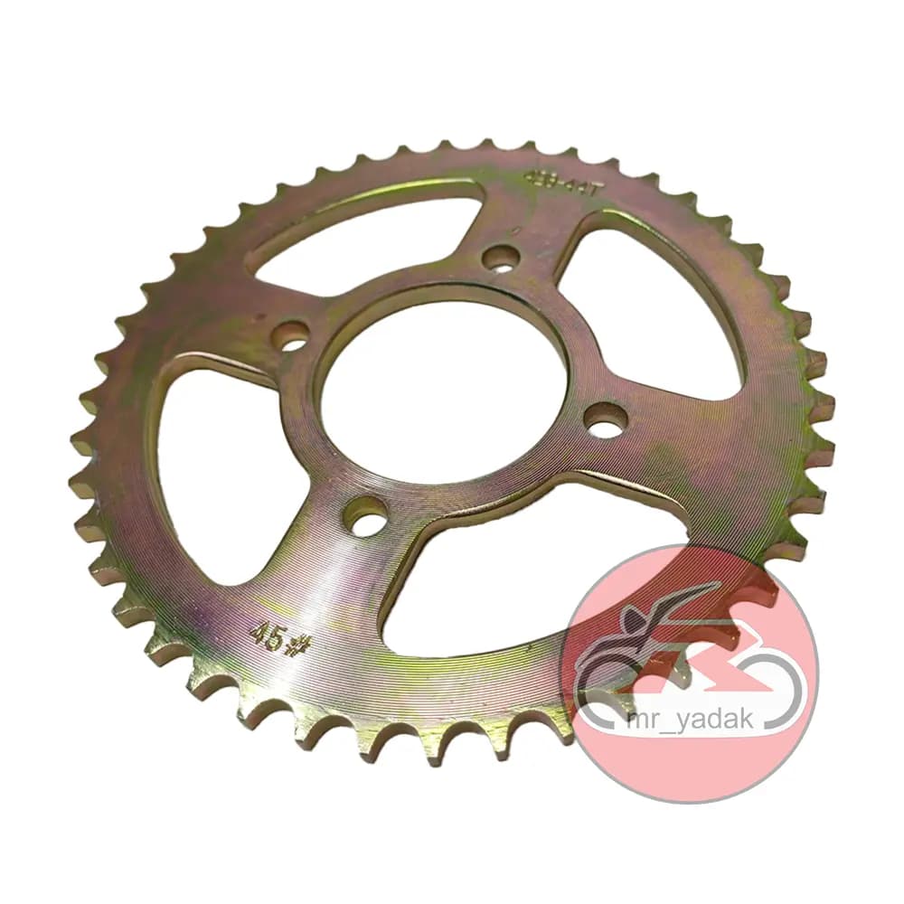 دنده زنجیر عقب 44 دانه موتورسیکلت آپاچی — تصویر ۳