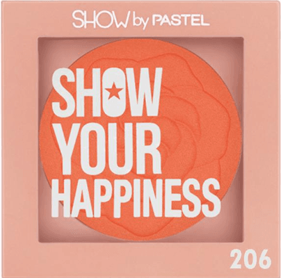 پاستل رژگونه مدل Happiness شماره 206