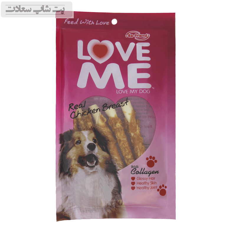 تشویقی سگ لاومی مدل Love Me Twist Stick وزن 60 گرم