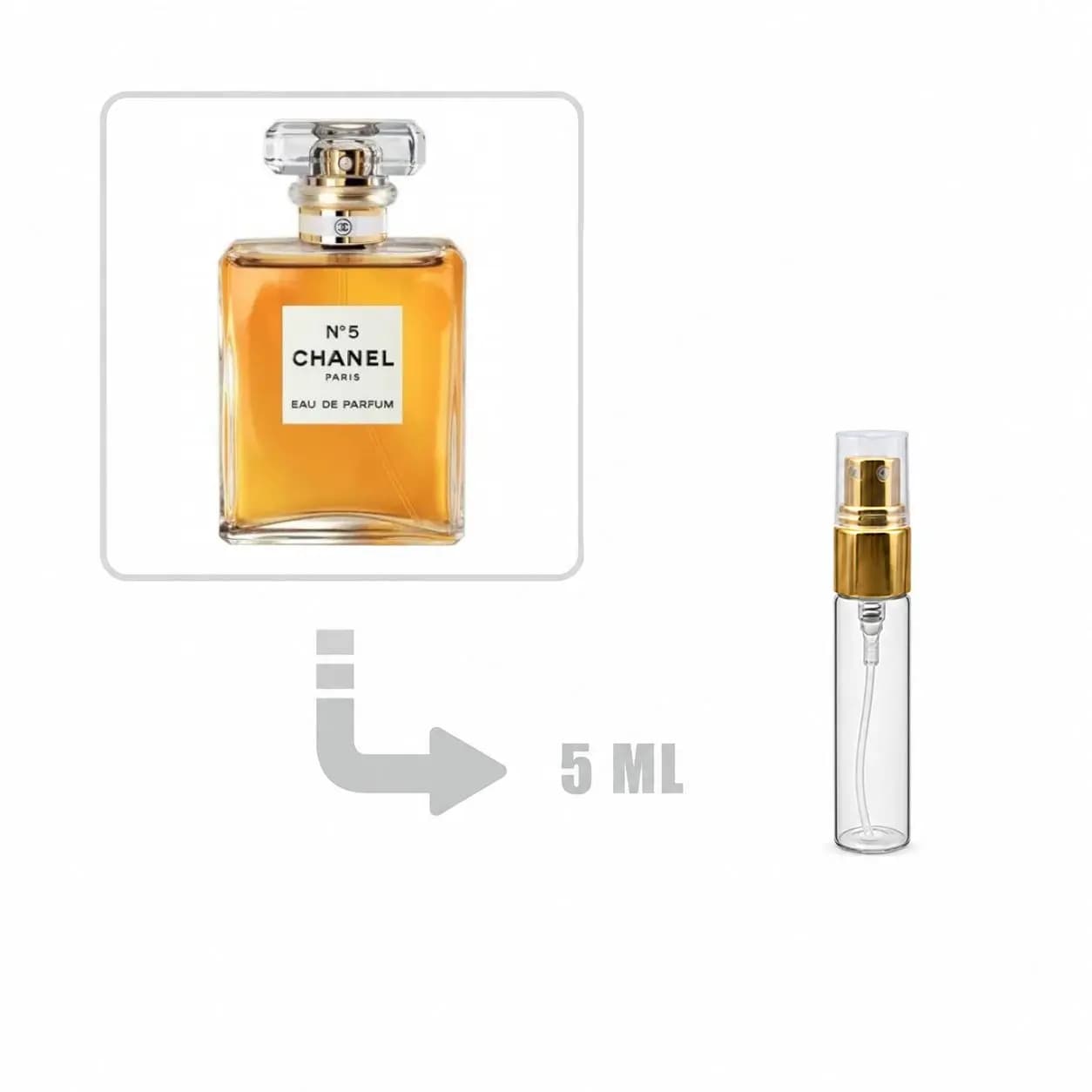 دکانت عطر ادکلن شنل نامبر 5 اصلی 5 میلی | Chanel N°5