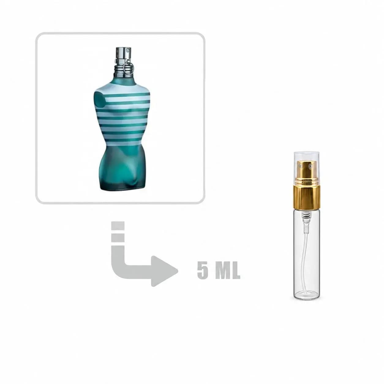 دکانت عطر ادکلن ژان پل گوتیه له میل 5 میل اصلی | Jean Paul Gaultier Le Male