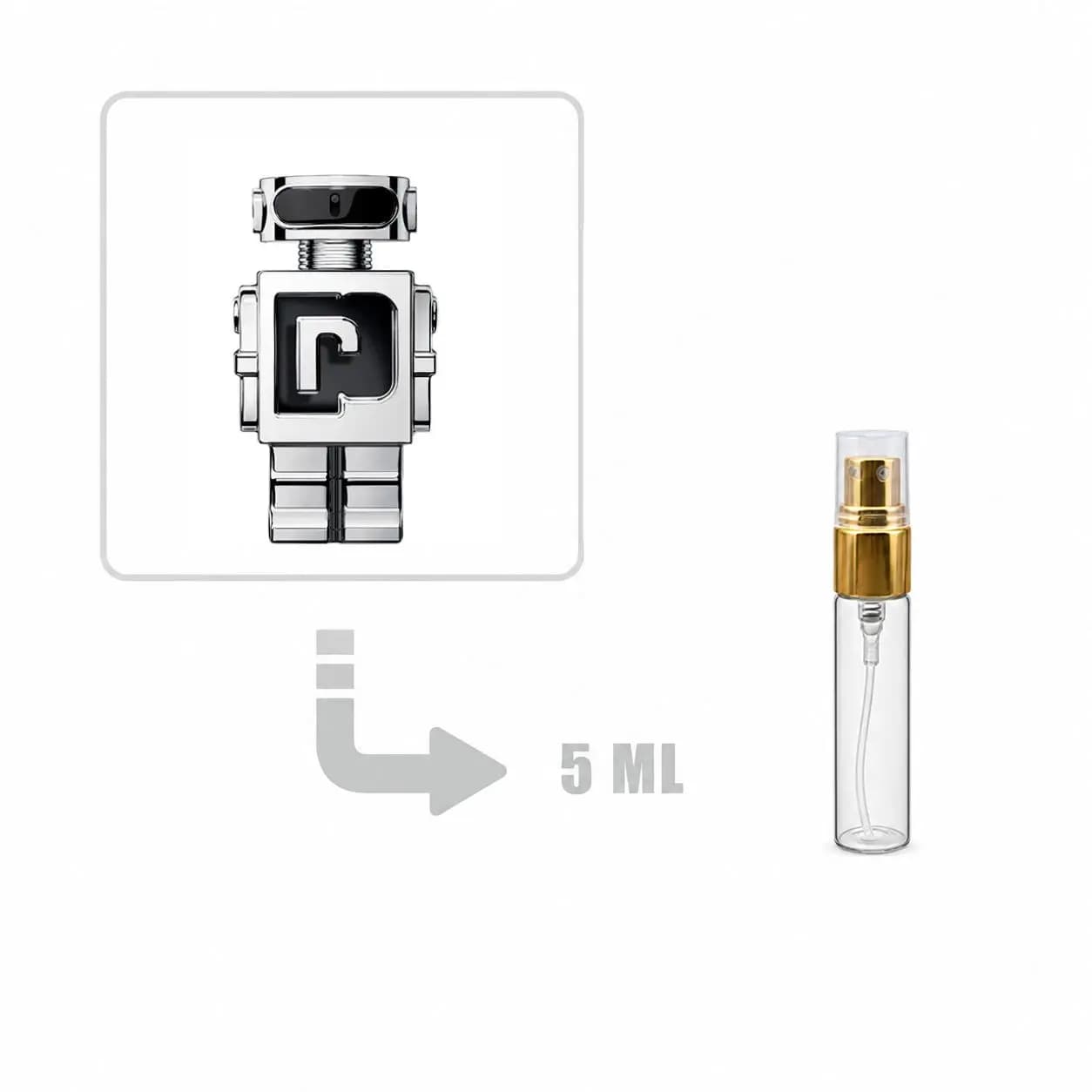 دکانت عطر ادکلن پاکو رابان فانتوم 5 میل اصلی | Paco Rabanne Phantom