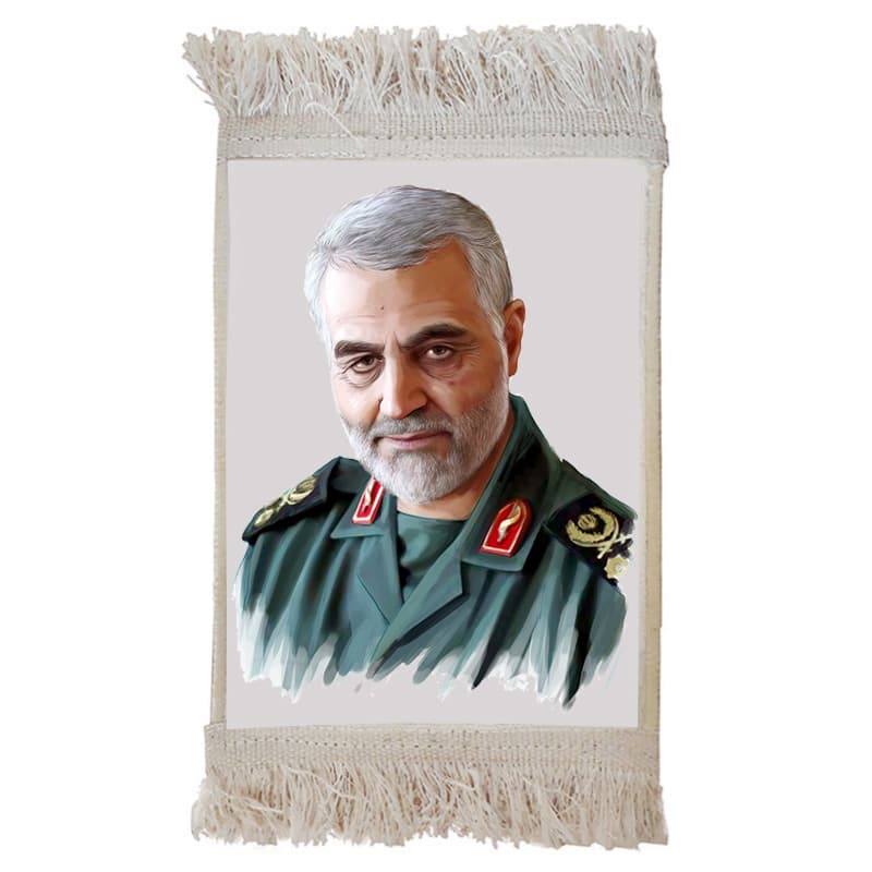 تابلو فرش شهید سردار قاسم سلیمانی — تصویر ۲