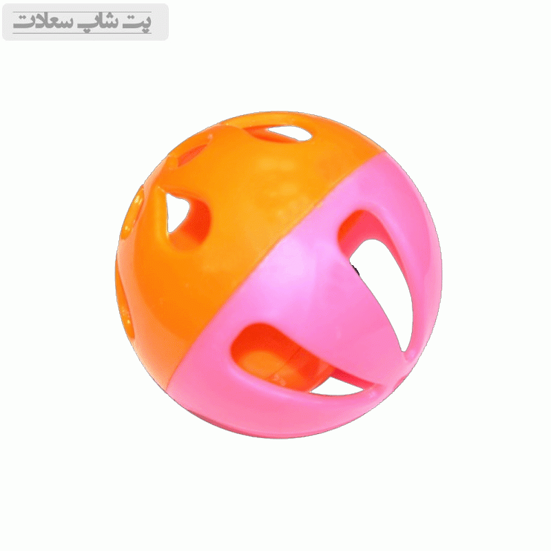 توپ اسباب بازی زنگوله دار حیوانات مدل مشا قطر 5 سانت — تصویر ۳